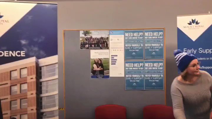 On #BellLetsTalk Day @MRULiveWell and @SAMRUBuzz led a #mentalhealth fair to talk to students about resources and supports available on campus, create conversations about mental health and mental illness.
Let's end the stigma.
#mrulife