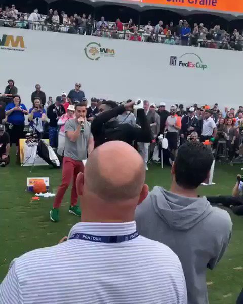 Unbelievable experience .. Had so much fun at the @WMPhoenixOpen .. my boy called me the “Discount Ray Allen” 🤣🤣.. .. I was 15 feet out.. 👀🙌🏾 #ShotAtGlory #PHX #Blessed #VA 🏌🏽♂️
