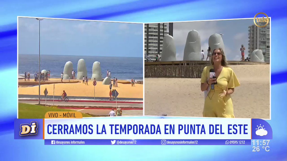 ¡👏👏👏 para ella!: @camilaraj cerró una nueva cobertura de verano desde Punta del Este y nosotros solamente podemos agradecerle por su gran trabajo de todos los días 😍 ¡Te esperamos en la capital! 😊