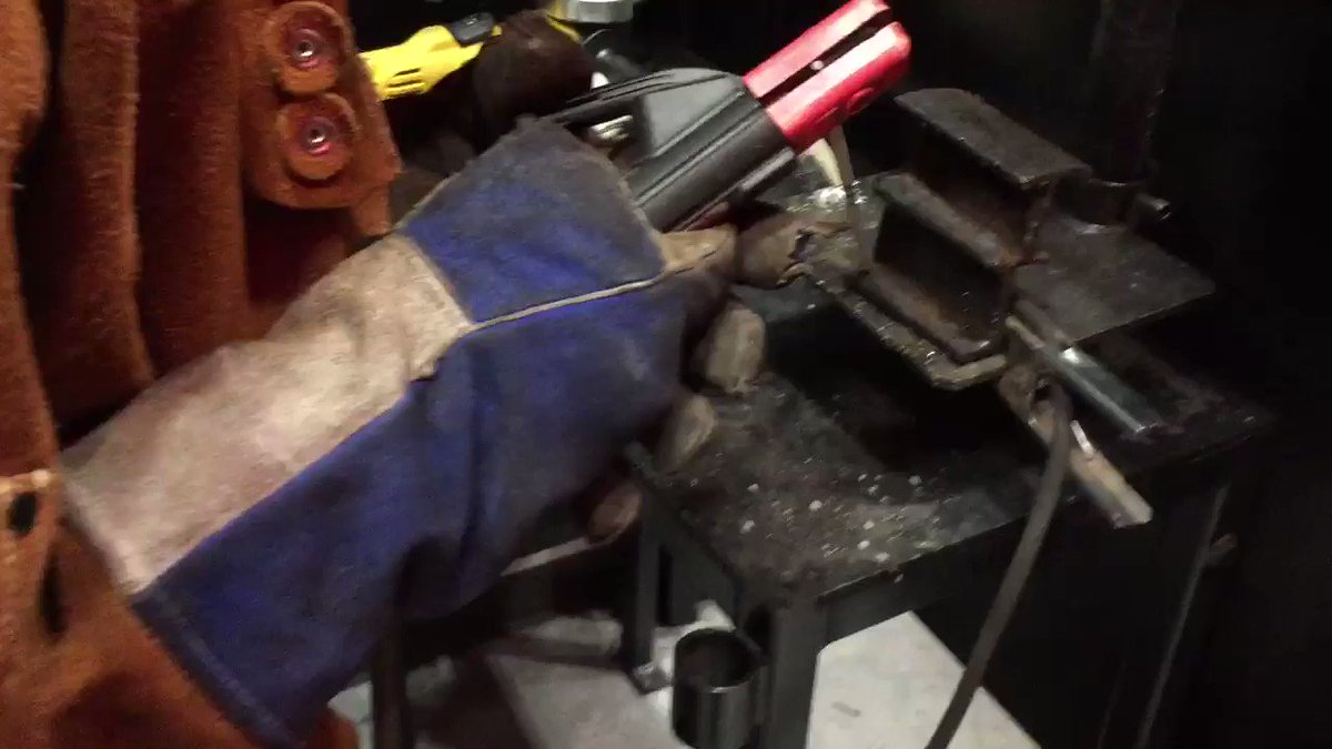 Working hard to improve my welding! @BlansonCTEHS