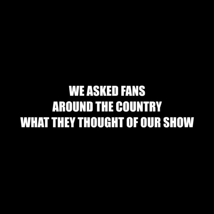 We asked fans around the country what they thought of our show...here’s what they said🌹