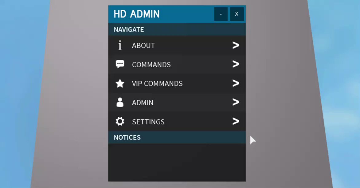 be a hd admin roblox