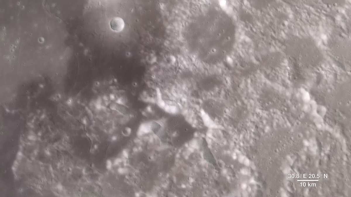 As we shiver here in North America, we can at least be grateful that we're not having a lunar #polarvortex. The darkest craters at the Moon's poles never receive sunlight and have temperatures as low as -410° F/-250°. https://go.nasa.gov/2Rwjb38