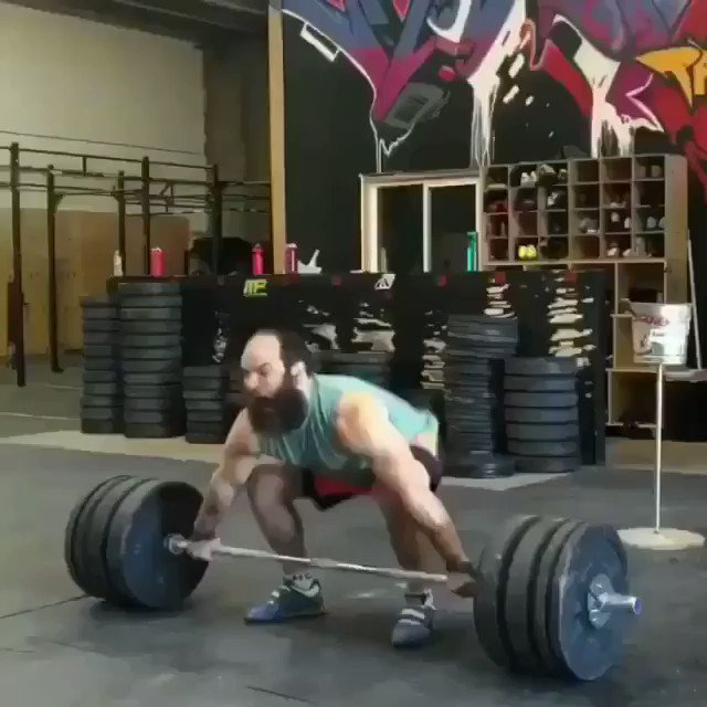 SUPERHUMAN Strength from @jaredenderton 315 Hip Snatch + 385 Hip Clean š±š±
#StrengthTraining #strengthandconditioning #Crossfit #powerlifting
