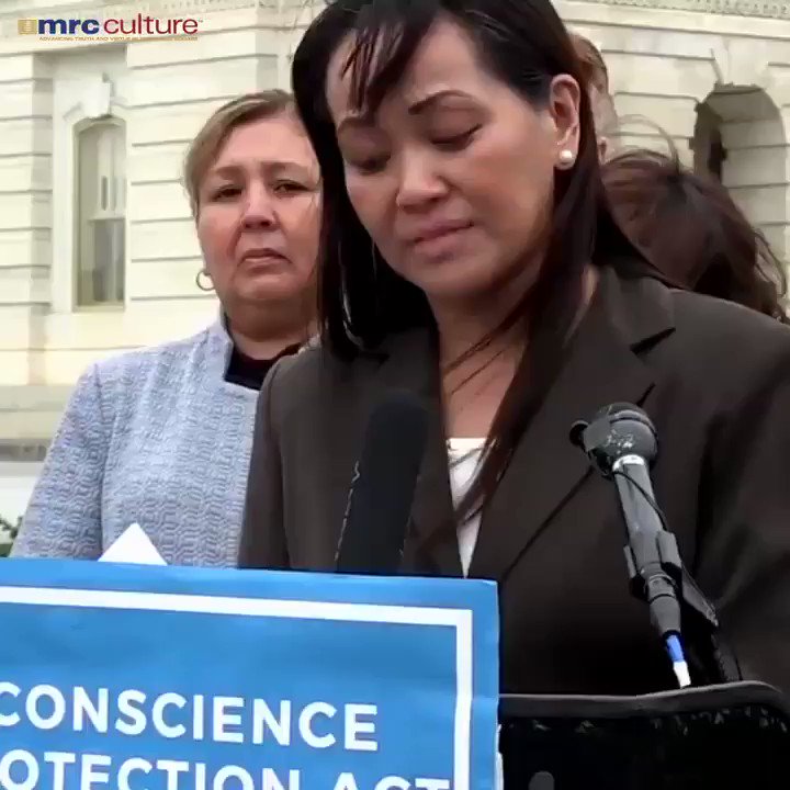 Drs & nurses should NOT be forced to commit/participate in abortions. This nurse was forced to, violating her religious freedom.
In 2018 Trump's admin created a new Conscience&Religious Freedom Div in Dept of Health & Human Services. Still need to pass Conscience Protection Act