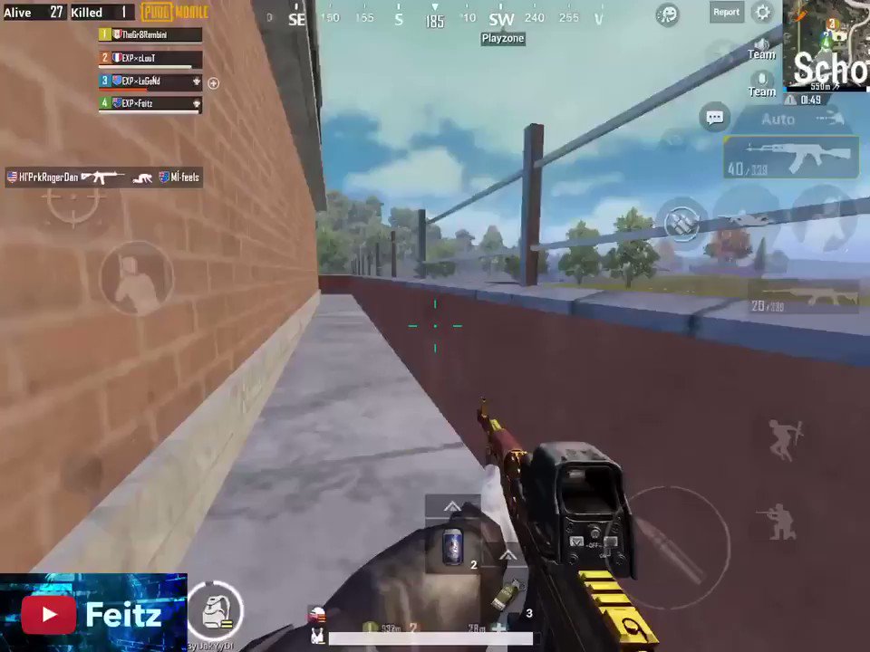 Was surrounded by a squad and stuck in that little room with an AKM...
@PubgmCommunity