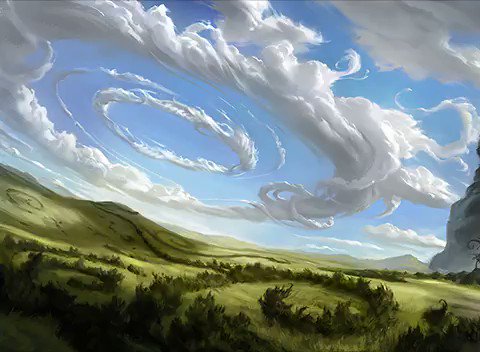 They connect! This was possibly the craziest piece I ever worked on. 5 cards, 5 planes, and 5 land types rolled into one image AND story relevant easter eggs mixed into each. Very fun though!
#MTG #MagicFest #Promo #Land #Vorthos #Magic #Panorama