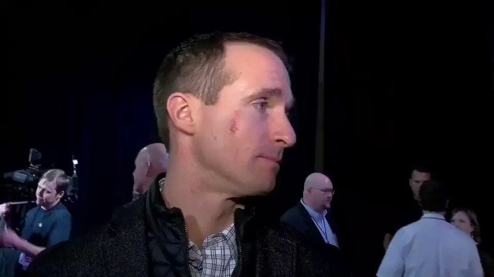 I asked Drew Brees if the Saints should be here in Atlanta this week.
Hereβs his response.