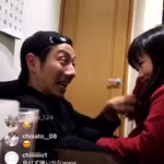 愛する我が子‼パパが勝ちゃってごめんね??もう一回やろうよ～?!今度はパパがチョキ出すから～!