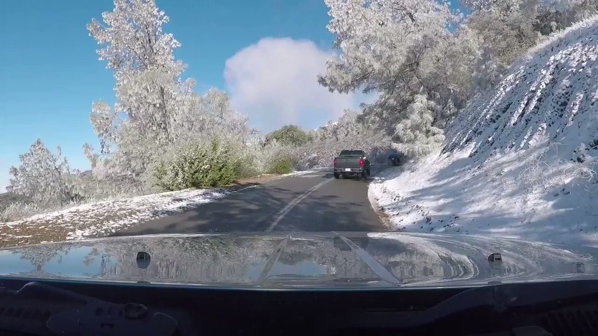 Driving up Mt Diablo Tuesday morning. @kron4news