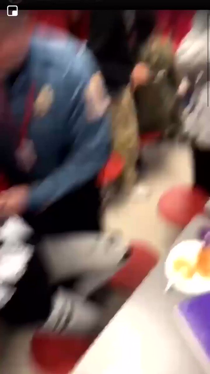 These school officers at Hazleton Area High School in Pennsylvania were detaining a teenage student when video captured one of them punching & pulling the hair of the student. This officer needs to be fired & charged. This girl deserves justice.