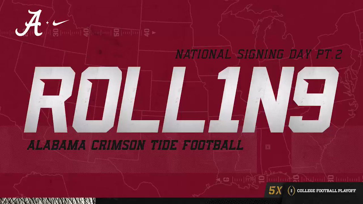 Alabama Football on Twitter "National Signing Day Eve. Here’s a recap