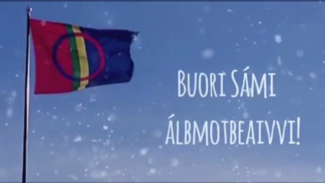 ❤️Buori sámi álbmotbeaivvi!
💚Pyeri säämi aalmugpeivi!
💛Šiõǥǥ saa´mi meersažpeei´v!
💙Hyvää saamelaisten kansallispäivää!