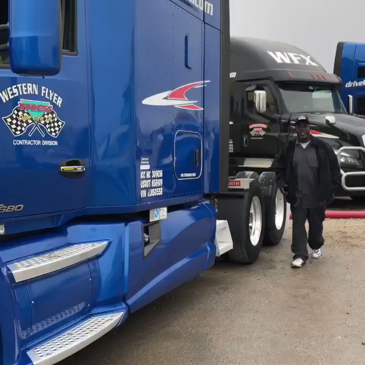 There’s one happy contractor!
.
#driveyourdream #cdldriver #18wheelers #otrdriver #leasetoown #cdlcontractor #drivewfx #trucker #trucklife
