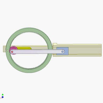 Slider-Crank Mechanism Having a Pause at the End of Stroke