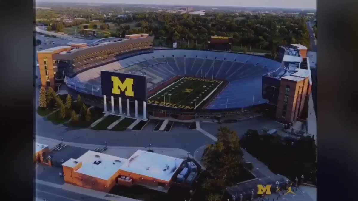 Love the Family Matters theme the #Michigan #Wolverines used to show the new players they added on #NSD @Solomon_STA 〽️