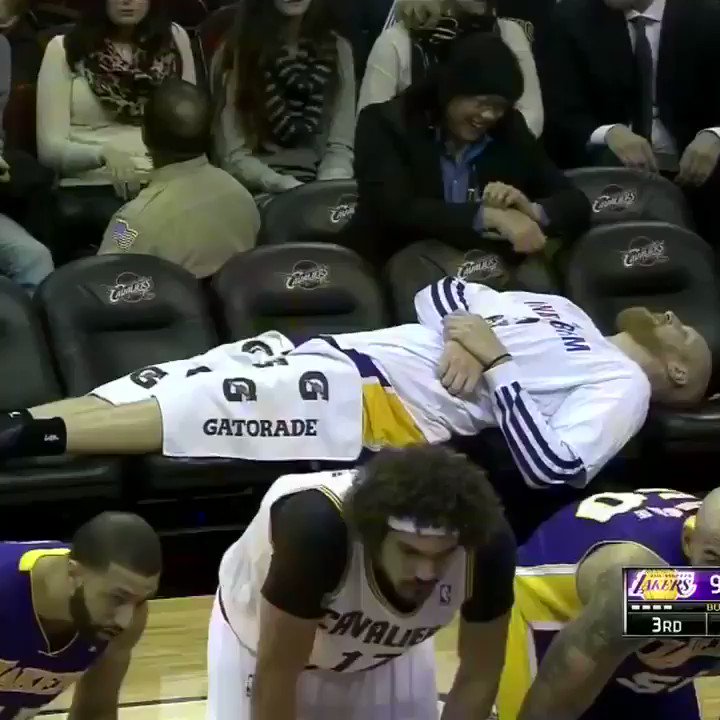 Happy Birthday to 1x NBA
All-Star, Chris Kaman!

Throwback to when decided 
to take a nap mid-game!
