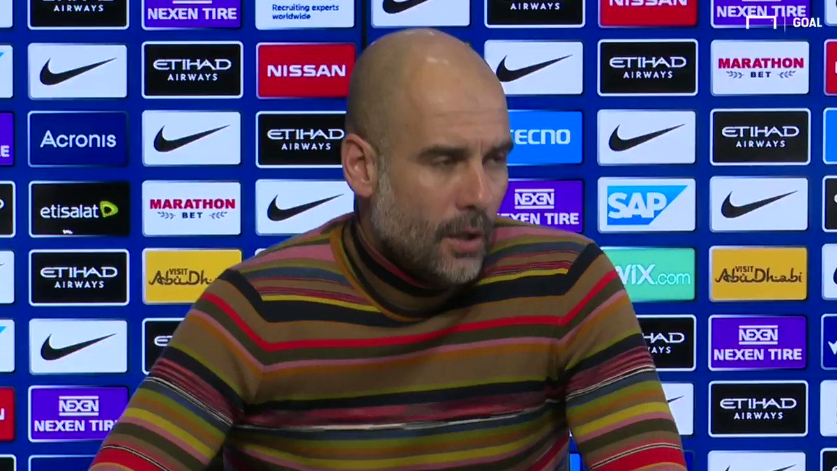 Josep Guardiola i Sala sentando cátedra.