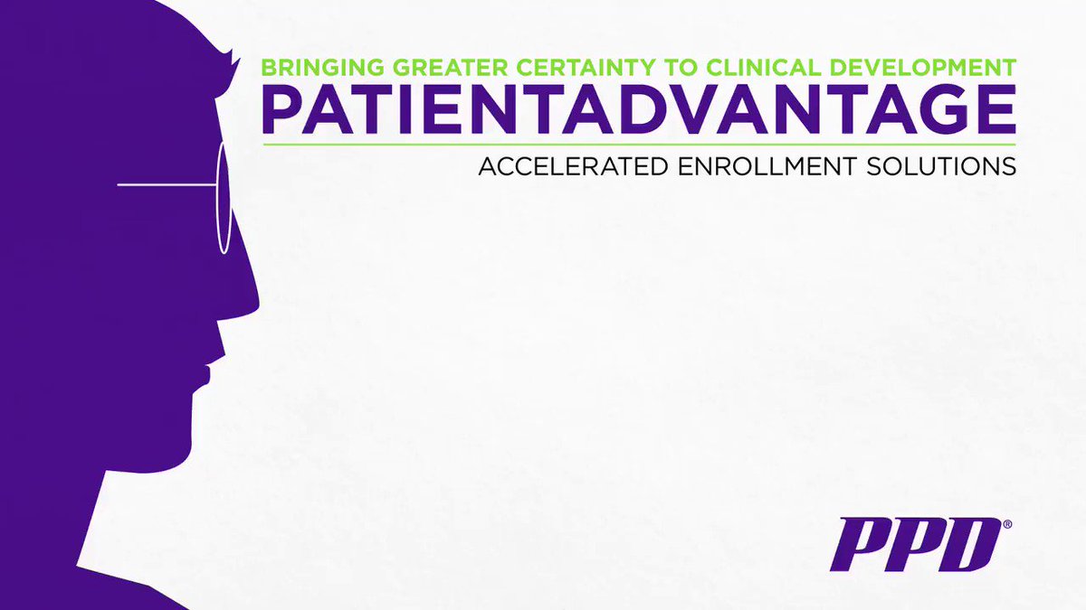 PatientAdvantage, PPD's accelerated enrollment solution, helps match patients and sites more effectively for clinical trials. Learn more about how we help deliver life-changing therapies through AES. http://bit.ly/2SoTx50 .