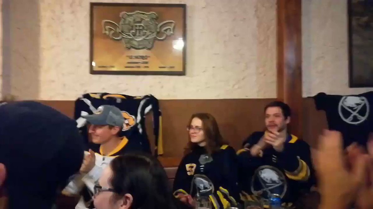 Let's Go Buffalo chant in Prague! @BuffaloSabres @DisplacedSabres