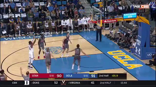 Utah was down
-17 at half
-22 in the 2nd half
-17 with 6 minutes left
-13 with under 3 minutes to go.
What a comeback