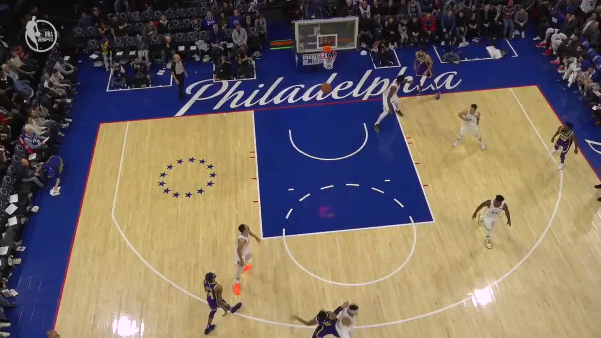 BEN SIMMONS TOOK A LEGIT 3 OMG