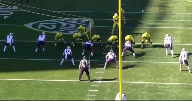 We should be talking about Taylor Rapp (6'0", 200) more than we currently are. He's a do it all type of safety.
Not as lengthy, but he reminds me a lot of Harrison Smith coming out of Notre Dame.