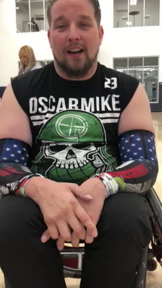PVA member and Division II #quadrugby athlete Ryan Lindstrom, a @USNavy #veteran, shares his excitement after his team @weareoscarmike Militia beat @MedStarNRH Punishers to win the 2nd annual #PVACodeOfHonor Quad Rugby tournament. Learn about Ryan’s story: http://bit.ly/2SGX26T