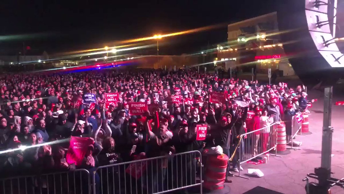 🚨Happening Now: @realDonaldTrump overflow crowd in El Paso, Texas....