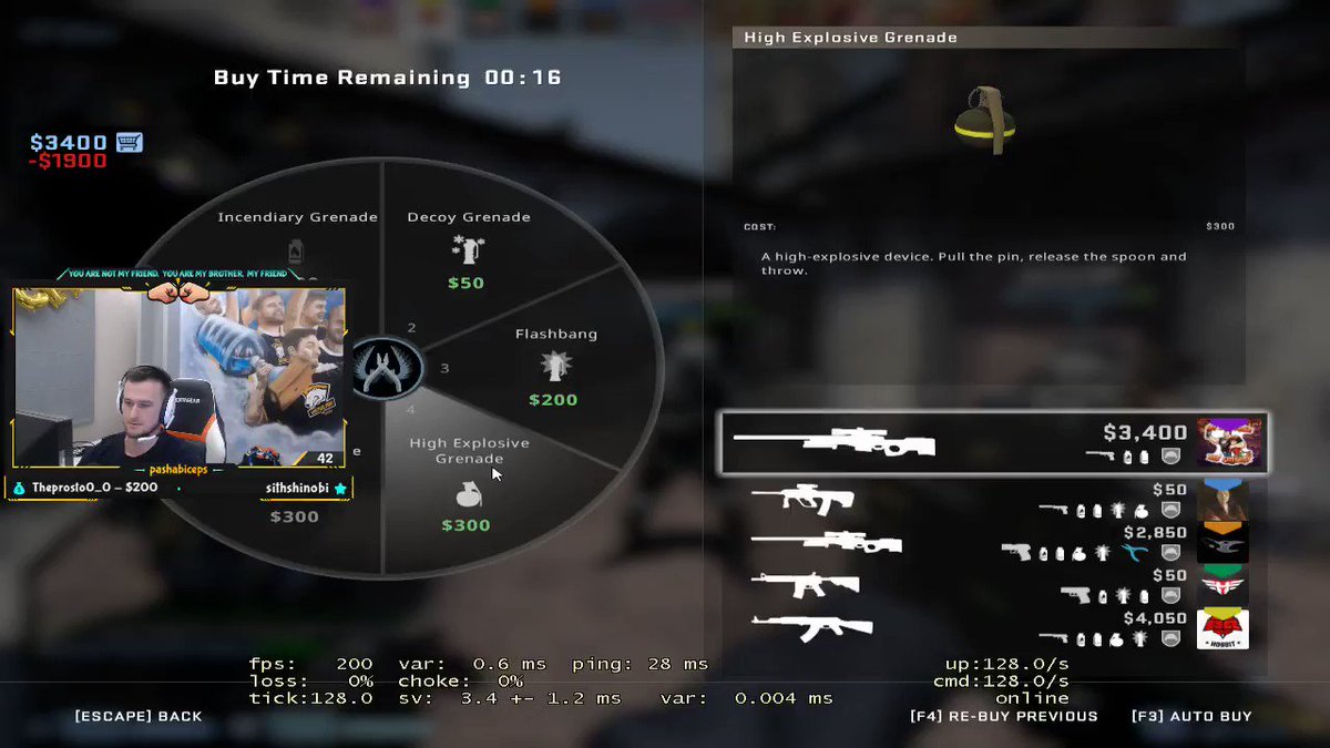 'Okay @fazeniko, come on...'
Famous last words from @paszaBiceps! 👀