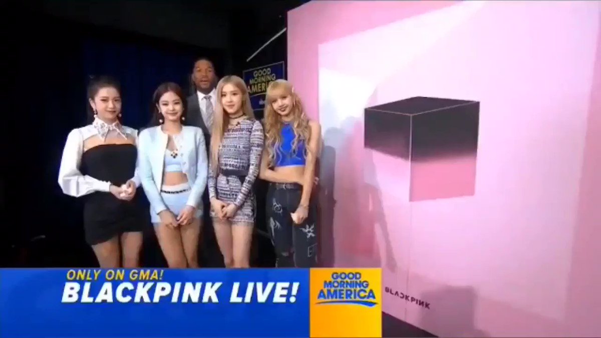 #BLACKPINK #블랙핑크 #JISOO #JENNIE #ROSÉ #LISA #LALISA #GMAwithBLACKPINK #BLACKPINKonGMA @ygofficialblink