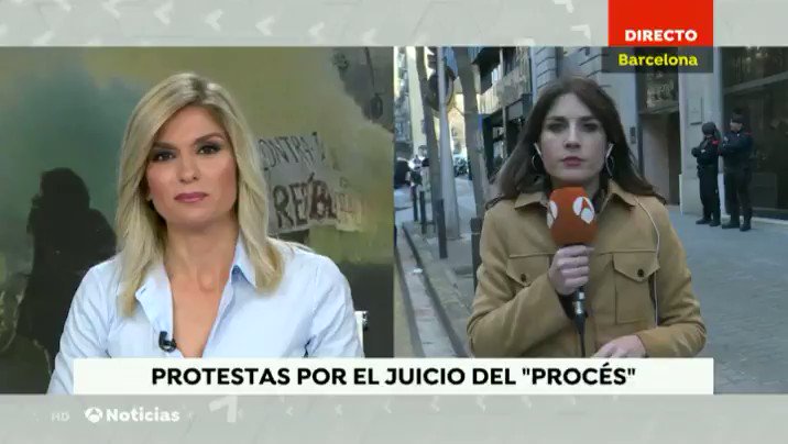 🔴 Cortes de carretera, protestas, paros y manifestaciones por el #JuicioProcés. Informa desde Barcelona, @blancabasiano en #Noticias1A3N @A3Catalunya http://atres.red/vvqbd12