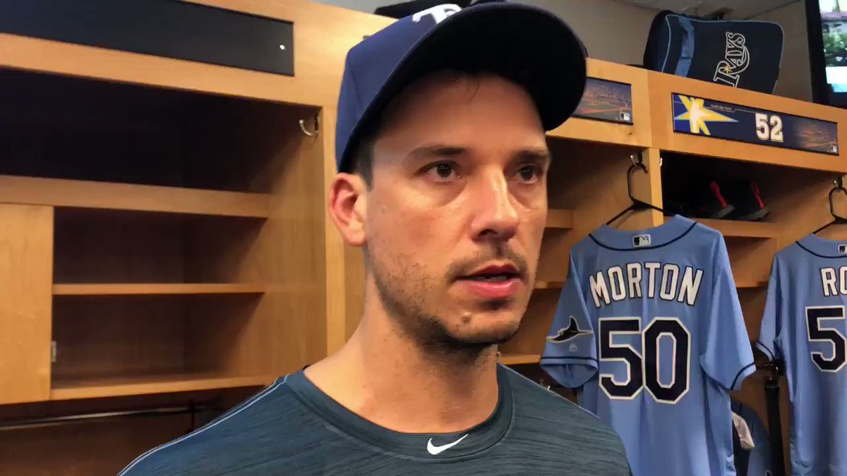New #Rays P Charlie Morton on adjusting to his new team, having been previously with #Astros, #Phillies, #Pirates: