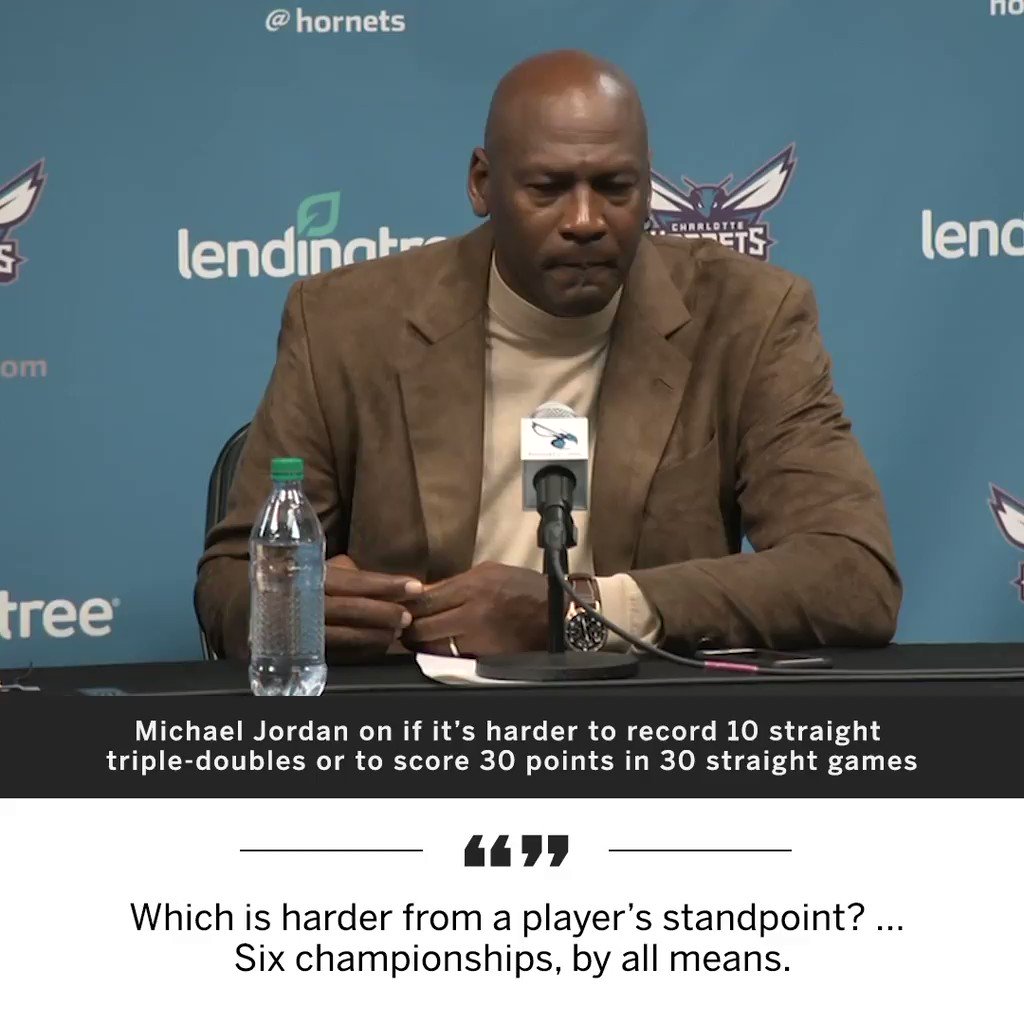 MJ with the friendly reminder why he's the GOAT 😂