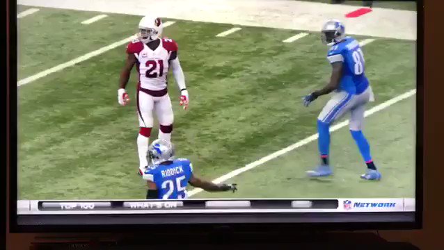 I can watch Patrick Peterson’s work at the line of scrimmage all day!