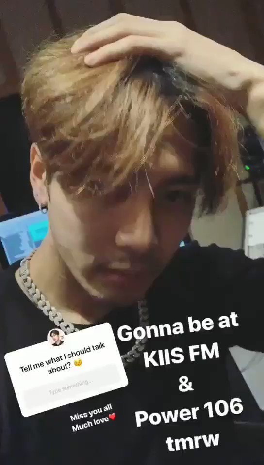 Gonna be at KIIS FM & Power 106 tmrw
love you all and miss you all❤️