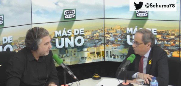 🎥¡BRUTAL!: Así ha desmontado Carlos Alsina a Quim Torra en 1 minuto...