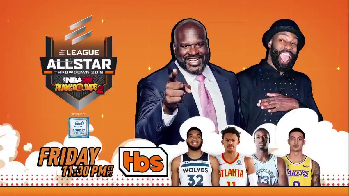 ELEAGUE NBA @2KPlaygrounds 2: All-Star Throwdown 2019 powered by @intel
Watch the games Friday
🖥️ 2pm ET @Twitch @brlive
📺 11:30pm ET/PT @TBSNetwork