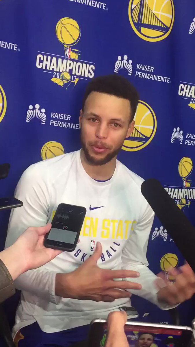 "I've always encouraged him to coach me as if I was a rookie...with expectation of pointing little things out, keeping me accountable for those details, and how I need to perform every single night."
-Steph Curry