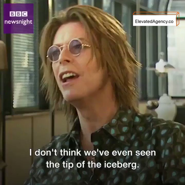 The incredible David Bowie talking about the internet in 1999. It’s astonishing how right he was.