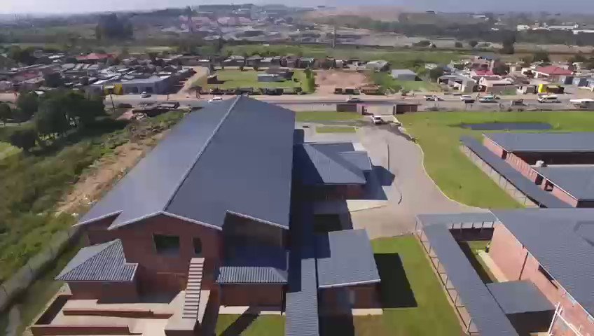 The community of Mayibuye, Kanana and Phomolong you are next, here’s your new school. #NewSchoolEveryWeek
#LetsGrowSA