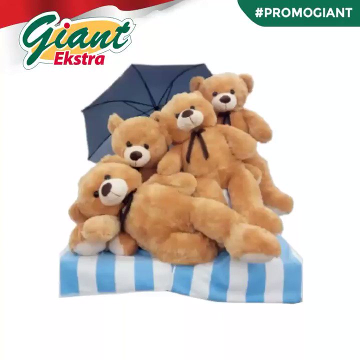 Promo akhir pekan kembali lagi. Lebih lama berlaku dari 14-17 Februari 2019. Siap-siap buat catet promonya!
Boneka imut untuk orang kesayangan cuma 229.900 rupiah.
#YukBelanja ke store Giant terdekat. Promo ini berlaku di store Giant Ekstra seluruh Indonesia.