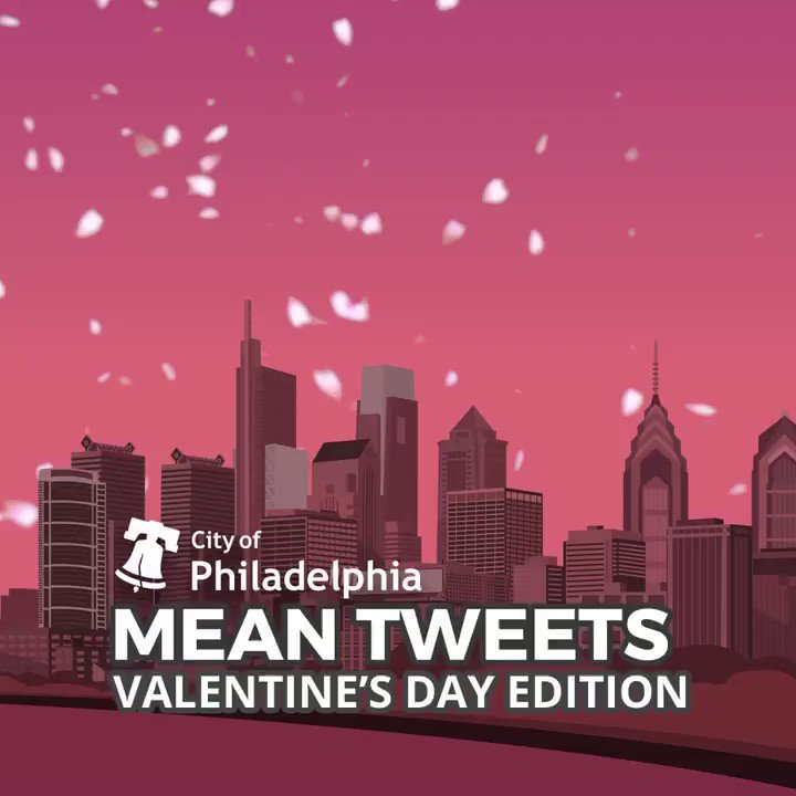 Happy Valentine's Day, Philadelphia! I wish all of you a lovely day — even the mean tweeters. ❤️