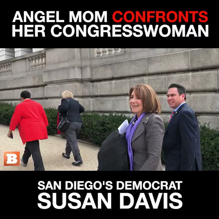 This is horrific! #SusanDavis-D smiles & walks away from #AngelMom #MelanieKortlang who lost her daughter to DRUNK #IllegalAlien driver! #Dems do NOT care abt #AmericanLives, #AmericanSafety or #AmericanSovereignty Truly despicable!
#FinishTheWall
#LadyD