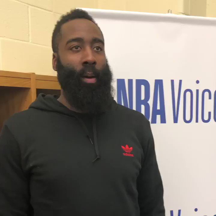 #JamesHarden reflects on tonight’s community conversation with youth from @TimeOutYouth @RMFYCharlotte and local Charlotte law enforcement. #NBAVoices #NBAAllStar