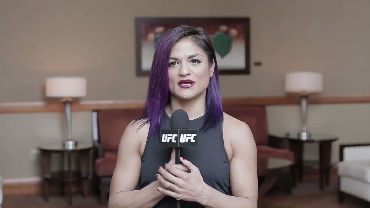 "I'm not going to let anyone walk over me." #UFCPhoenix's @Cyn_Calvillo warns other fighters in her division about why she shouldn't be underestimated.