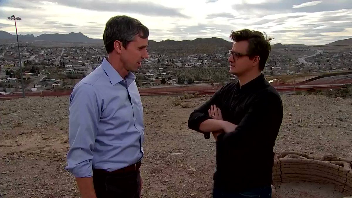 Coming up at 8PM ET... @chrislhayes talks to @BetoORourke in El Paso, TX - plus, reports from all across the border from @CalNBC, @marianaatencio, @jacobsoboroff, @trymainelee, @MorganRadford, and @GadiNBC. #inners