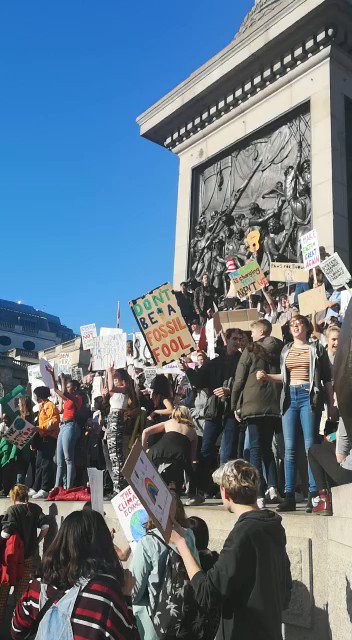 British school children ‘on strike’ (playing truant) for Climate Change shrieking “F*ck Theresa May” in London.
Dazed (video credit)calls them ‘amazing’.
They are sad socialist sausages - processed & produced by a warped state school system