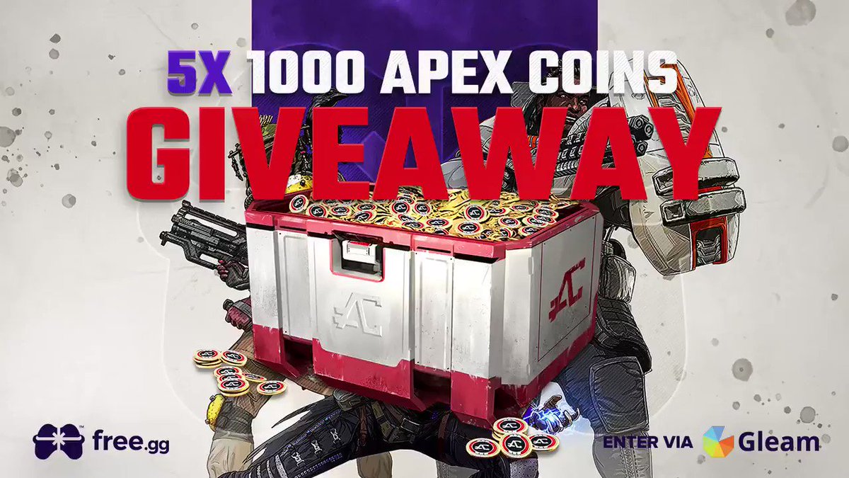 🚨 Giveaway Alert 🚨
💰 5x Apex Coins Giveaway 💰
To Enter:
✅ - RT & Follow
✅ - Complete Entry here: http://go.free.gg/ga
👉 48 Hours - Best of luck! #ApexLegends #ApexCoins