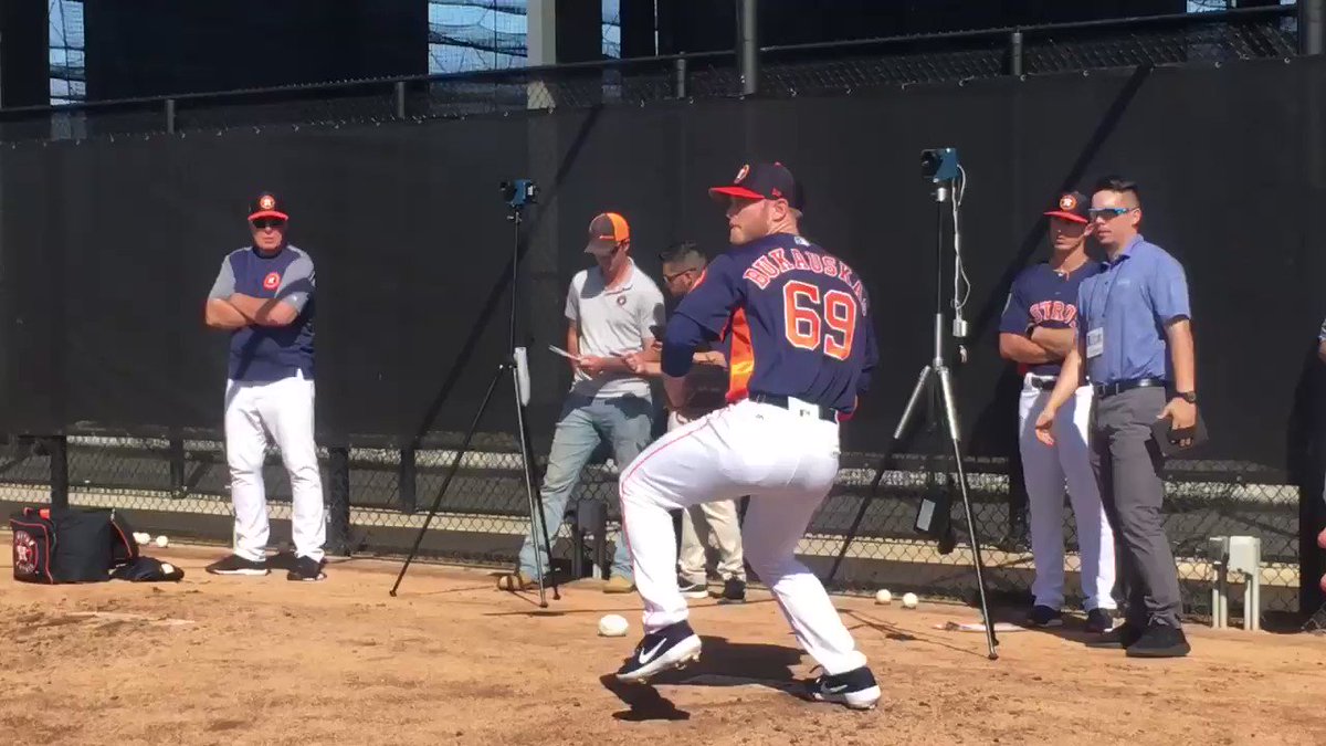 JB Bukauskas (@JBukauskas22) on the mound at #Astros Spring Training